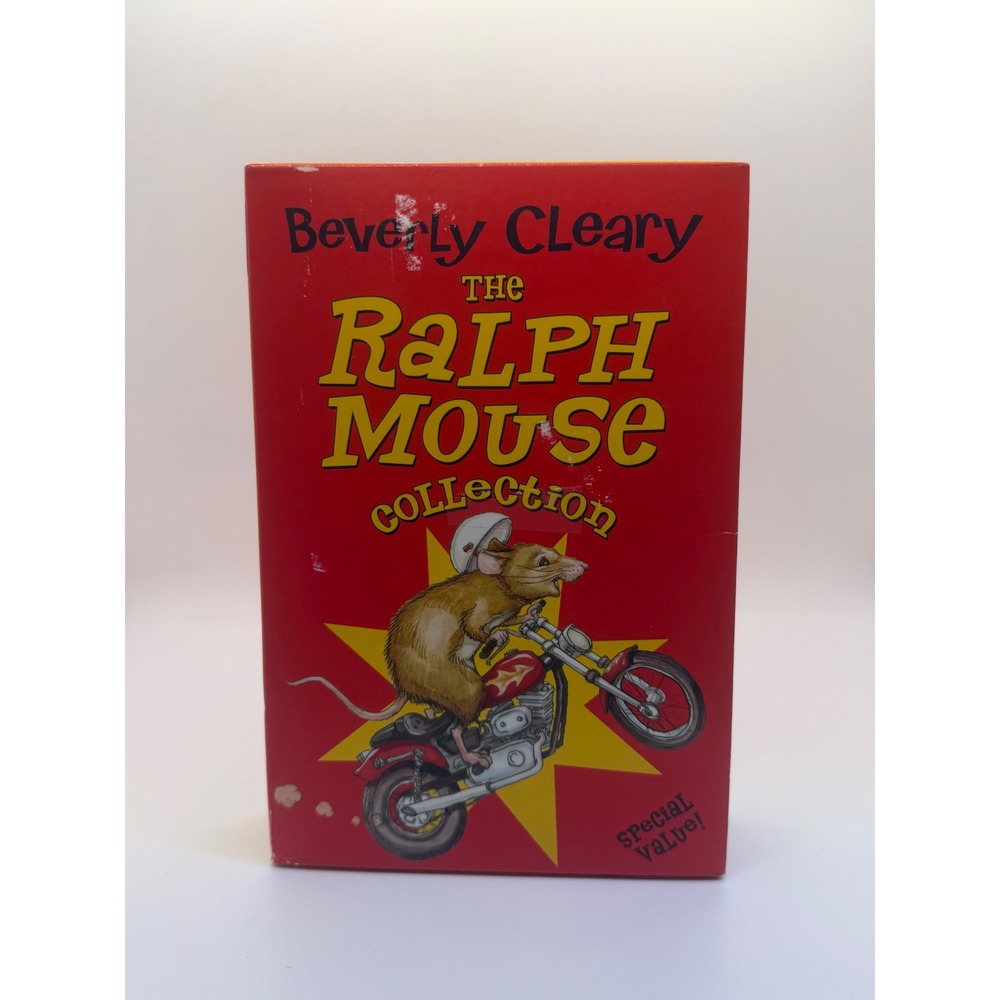 Beverly Cleary Ralph Mouse Collection 3 Book Box Set Paperbacks Complete